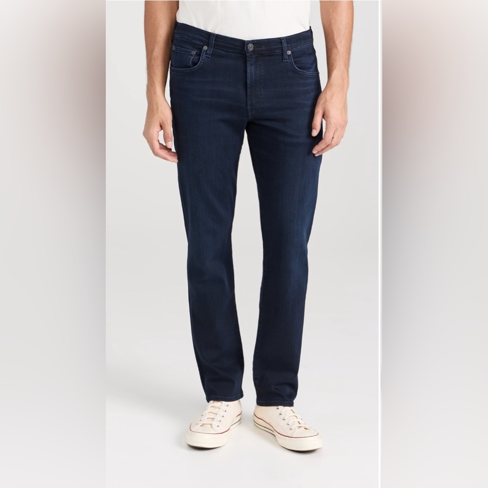 Citizen of Humanity-Gage Classic Straight Jeans- Color: Hyde/Dark Indigo